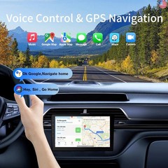 Wireless Double Din Car Stereo with 9″ HD Touchscreen | CarPlay & Android