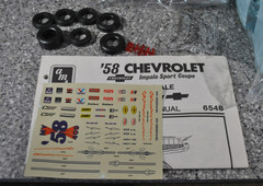AMT/Ertl 1958 Chevrolet Impala Coupe Vintage 1983 CONTENTS SEALED #6548