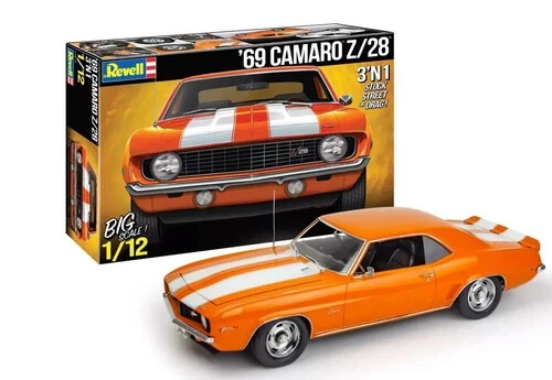 Revell of Germany #2812 1/12 1969 Camaro Z28 (3 in 1) new in the box