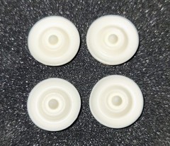 1/25 RESIN CUSTOM CADILLAC SOMBRERO BULLET HUBCAPS 49 MERCURY REVELL AMT KUSTOM