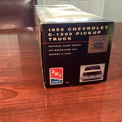 AMT ERTL 1995 CHEVROLET C-1500 OFFICIAL PACE TRUCK BRICKYARD 400 PLASTIC PROMO