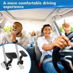 Short Driver Pedal Extenders Brake Accelerator Extensions Anti-Slip Durable Meta