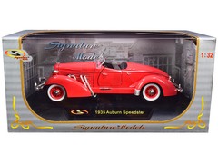 Signature Models 32439R 1935 Auburn Speedster Coral Red 1/32 Diecast Model Car