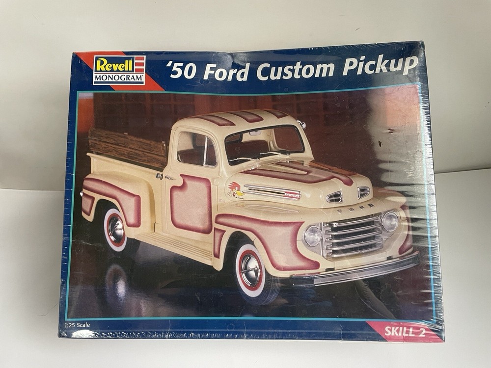 Revell Monogram’50 Ford Custom Pickup 1/25 Model Kit Sealed (S4)