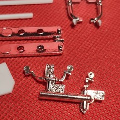 Misc. Junkyard Parts 1931 Bugatti Victoria 1:24 scale model car part Lindberg.