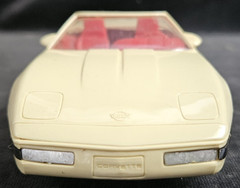 1992 Corvette Convertible Artic White/Red Interior Dealer Promo Amt Ertl