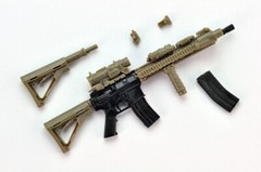 TomyTec Little Armory 1/12 LA037 M4A1SOPMOD Block 2 GUN Plastic Model Kit
