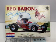 Monogram Red Baron Tom Daniel 1:24 Scale Model Kit 4258 Unassembled Open Box M16