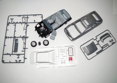 Vintage 80s Tamiya Ford Sierra XR-4i Model Kit Partially Assembled As-Is