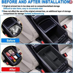 SHAOHAO for 2025 2026 Subaru Ascent Center Console Organizer for 2019-2026