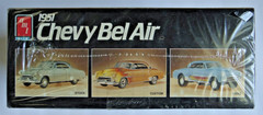 AMT 1:25 Scale 1951 Chev Bel Air “3in1” Model Kit #6607 Sealed Box NOS 1986