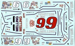 Powerslide 395 #9 Melling 1982-83 Bill Elliott 1/24 Nascar decal