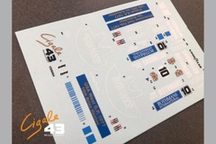 Decals March 761 1977 Formula 1 1/43rd scale for Tameo Kits by Cigale 43 CDS004