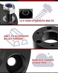 3″ Front + 2″ Rear Leveling Lift Kit for 3″ Front Strut Spacers 2004-2023 Titan