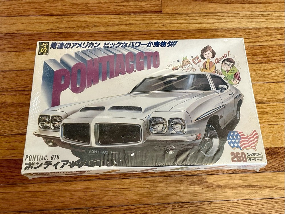 Motorized 1971 Pontiac GTO. Doyusha Kit # A-3-800 Imported Japan Factory Sealed