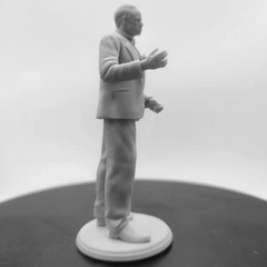 1/24 Scale Resin Figure Model Kit Gangster Godfather Unassembled, Unpainted Mode