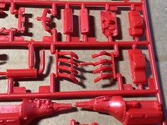 1 25 scale model parts Little Red Wagon Engine Parts Lot No Box