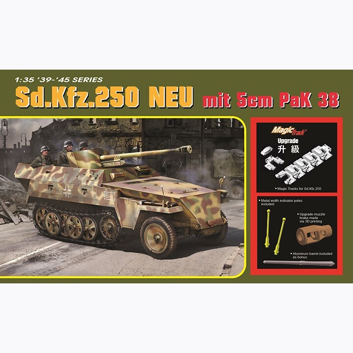 Dragon #6884 1/35 Sd.Kfz.250 NEU mit 5cm PaK 38