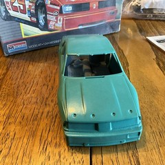 Built Model Car, 1987 Monogram Stock Car STARTED, INCOMPLETE, MODIFIED For Parts