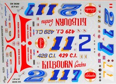 NASCAR DECAL # 2 SCHAEFER BEER 1973 PLYMOUTH BOBBY UNSER 1/25 POWERSLIDE