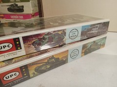 UPC Scorpion Swiss Armored Assault Car and 105 Howitzer sealed lot 2