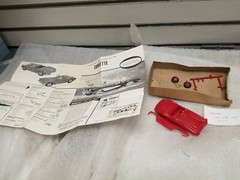 1962 Corvette Aurora Model Car Toy Vintage 1960’s Parts Collectible Classic Auto