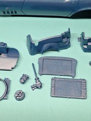 Revell AMT Ertl Monogram MPC 1/25 Model Part 1969 Corvette Body Kit Motion