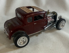Lot of 5 Well Built Model Cars Junkyard – 1920s 1930s Custom Hot Rods, Revell