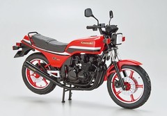 Aoshima Bunka Kyozaisha 1/12 The Bike Series No.17 Kawasaki KZ400M Z400GP 1982 P