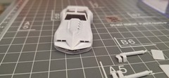 ABS Like Resin 3D Printed Corvette Summer 1/64 Scale Model Car Body