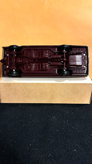MPC 1/25 1969 PONTIAC BONNEVILLE HT BURGANDY DEALER PROMO CAR W/ORIGINAL BOX