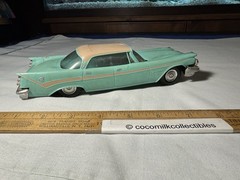Vintage 1959 Promo Chrysler DeSoto Fireflite Friction Jo-Han Models Aqua Color