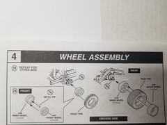 GOODYEAR EAGLE ST SKINNY FRONT TIRES from 41 Willys Coupe Revell 1:25 Model Kit