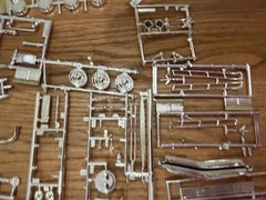 Unassembled Model Car Kit Parts Lot