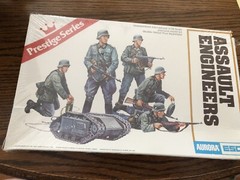 NEW old Stock Vintage Big Lot of 11 WWII Models German Vehicles People ETC 60s