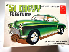 ’51 Chevy Fleetline kit #1 by AMT new in factory wrapping