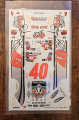 1/24 RACESCALE 2004 STERLING MARLIN #40 COORS LIGHT KENTUCKY DERBY DODGE DECAL
