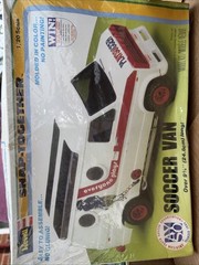 RARE Vintage 1/20 REVELL PEPSI Soccer VAN No. 6406 NOS FACTORY SEALED 1979