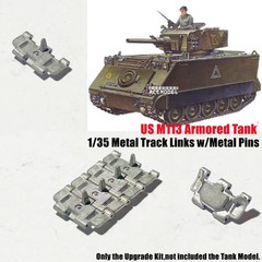 1/35 US M113 ACAV Tank Metal Tracks w/Drive Sprockets Set Fits AFV Club/Tamiya