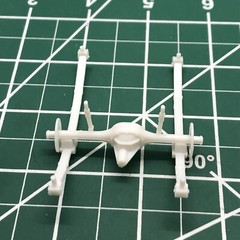 Chevy Rear End W Springs Shocks Gasser Drag Race Hot Rod 1:25 MM LBR Model Parts