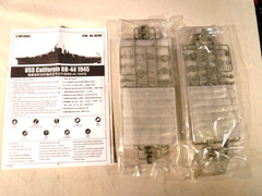 1/700 Trumpeter WWII US Navy USS California BB 44 “1945” PE & Clear Parts #05784