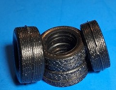 32 FORD SPEEDWAGON CUSTOM GOODYEAR TIRES – REVELL 7606 – MODEL CAR KIT PARTS LOT