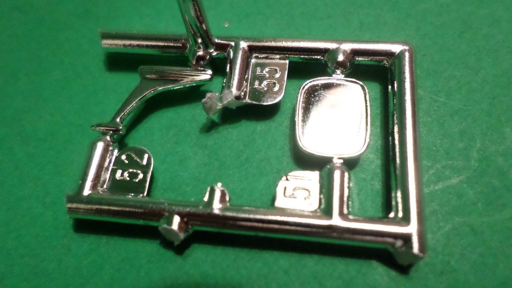 69 1969 Chevy Camaro Z28 1/12 Outside Drivers Door Mirror Manual Chrome Revell
