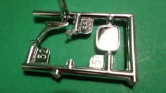 69 1969 Chevy Camaro Z28 1/12 Outside Drivers Door Mirror Manual Chrome Revell