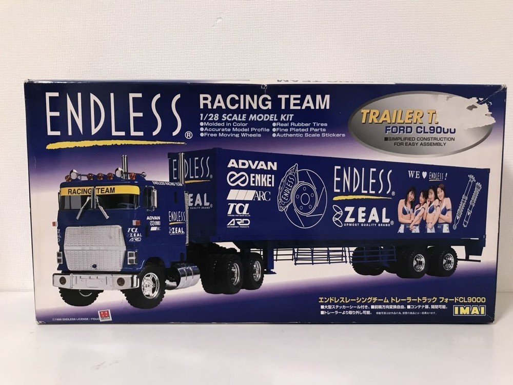 Plamodel Imai 1/28 Endless Team Ford CL9000 Tractor Truck Racing Team IMAI ENDLE