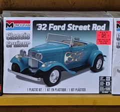 Monogram ‘32 Ford Street Rod Kit # 85-0882 Factory Sealed 1:24 Scale