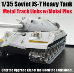 1/35 Soviet IS-7 Tank Metal Track Links w/Metal Gun Barrel for Trumpeter 05586