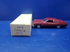 Vintage 1975 Chevrolet Caprice Classic Hard Top Promo Dealer Car – Maroon Red