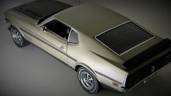 Ford Mustang RAM AIR 1 Custom Built Metal Body Model 24 Hot Rod 12Race Car 18 GT