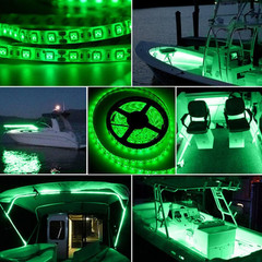 25FT LED Boat Lights, Waterproof Marine Pontoon Led Strip Lights, Boat Deck Inte